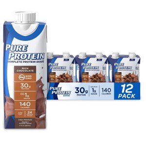 Pure Protein 高蛋白巧克力口味营养奶昔 11oz 12瓶