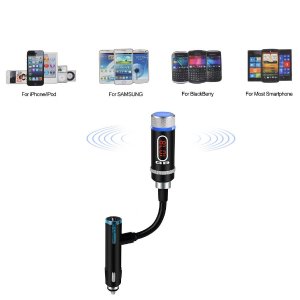 MPOW Streambot  Wireless Bluetooth Hands-Free Calling and Music Control FM Transmitter Radio Adapter 