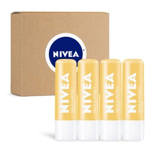 NIVEA 蜂蜜润唇膏4支装 减少唇部干裂