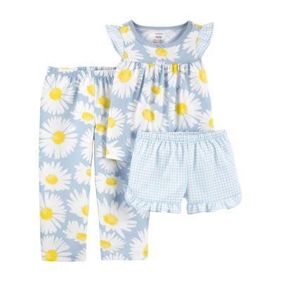 Toddler Girls 3-pc. Pajama Set