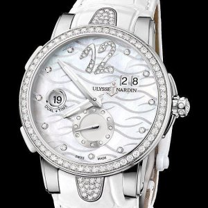 ULYSSE NARDIN Automatic Mother Of Pearl Diamond Dial Ladies Watch
