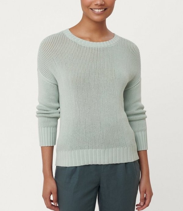Elliptical Hem Sweater | LOFT