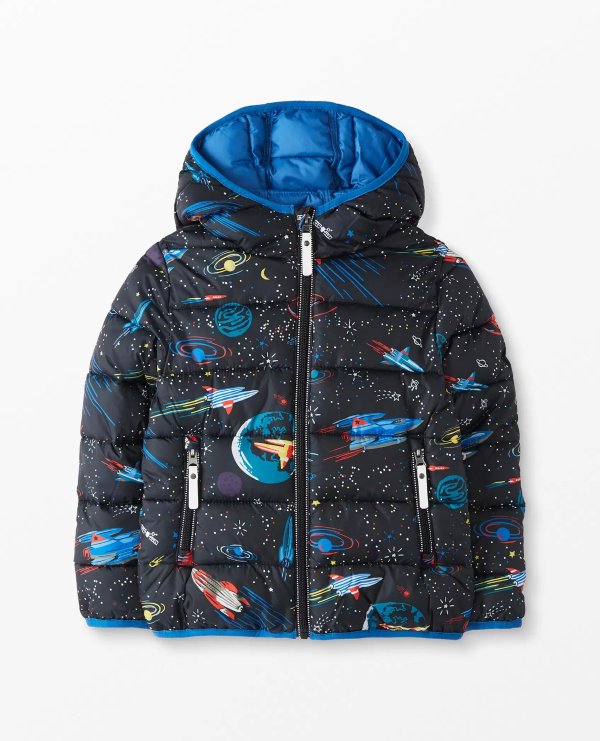 Print Recycled Puffer Jacket