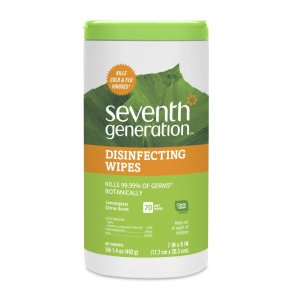 Seventh Generation Disinfecting Multi-Surface Wipes 70-count Tubs (Pack of 6)