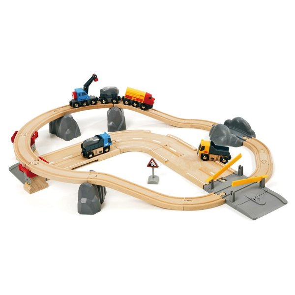 建筑工地火车玩具