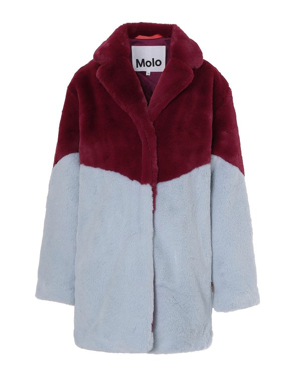 Girl's Haili Faux Fur Single-Breasted Jacket, Size 4-16