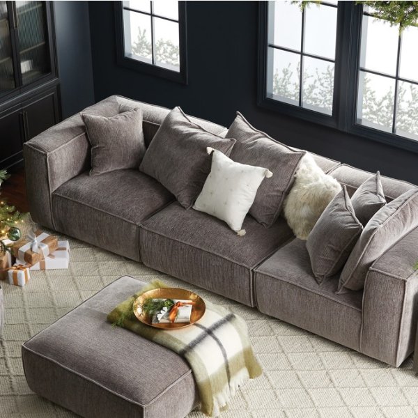 Coburn Three Piece Sectional Sofa | Arhaus