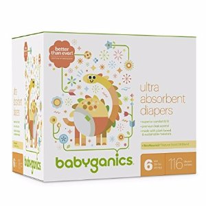 Babyganics Ultra Absorbent Diapers Multiple Sizes