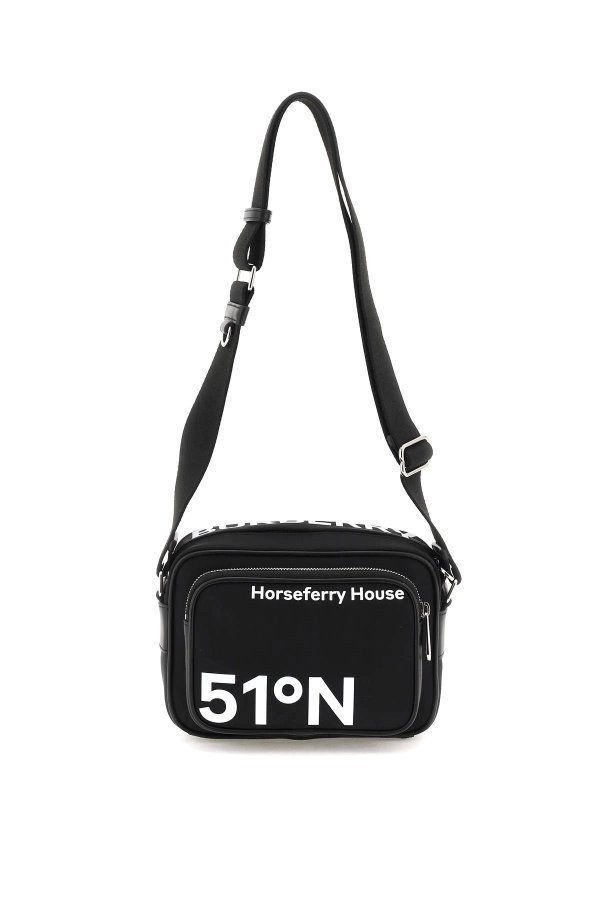 'horseferry' print nylon crossbody bag