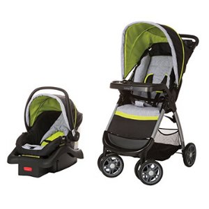 史低价：Safety 1st Amble Quad 旅行组合：折叠儿童推车 + 婴儿汽车提篮