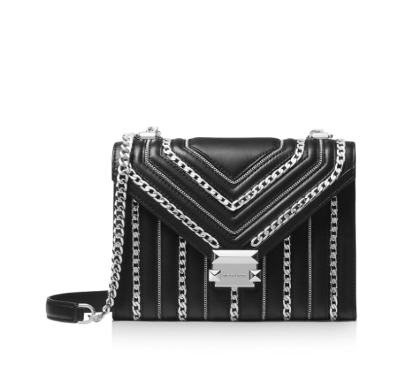 Whitney Chain Inlay Convertible Shoulder Bag