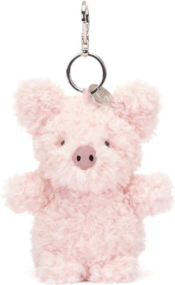 Little Pig Clip-On Keychain Bag Charm