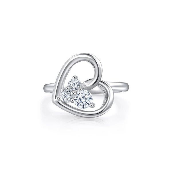 18K White Gold Ring - 77361R | Chow Sang Sang Jewellery