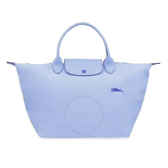 Ladies Le Pliage Top Handle Bag M-Blue