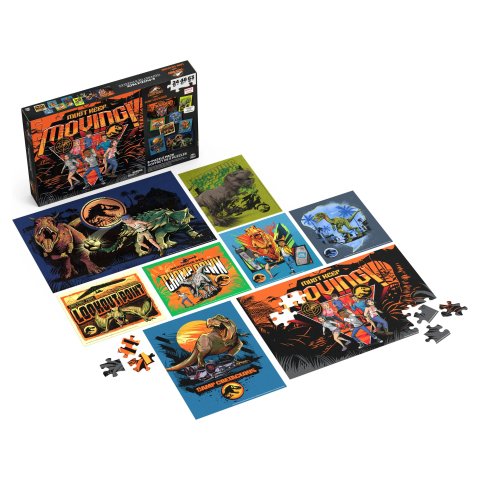Jurassic World, Camp Cretaceous 8-Puzzle Pack, for Kids Ages 4 and up