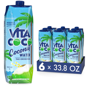 Vita Coco 天然有机椰子水33.8oz家庭装 6瓶