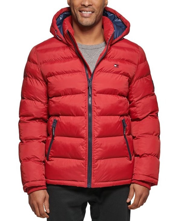 Men's Quilted Puffer Jacket, Created for Macy's