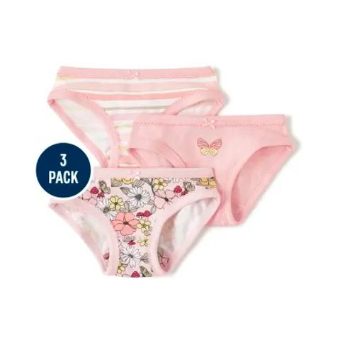 GymboreeGirls Butterfly Briefs 3-Pack | Gymboree - PINK SEA SALT