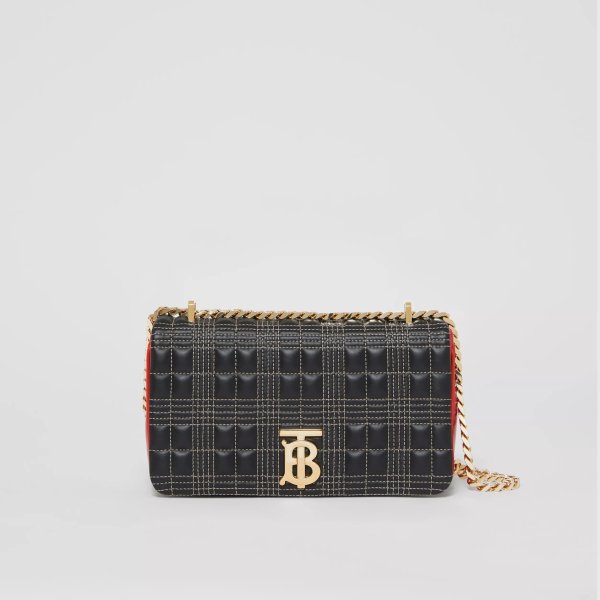 Small Quilted Tri-tone Lambskin Lola Bag