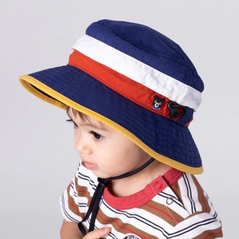 MIKI HOUSEDOUBLE_B Multicolor Bucket Hat (UV Protection)