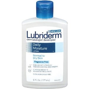Lubriderm Daily Moisturizer Lotion, Normal to Dry Skin, Fragrance Free, 6 Ounce (Pack of 2) 