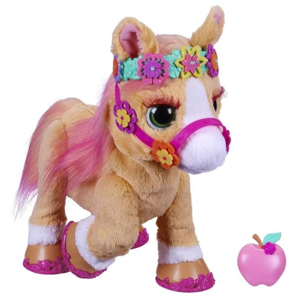 Cinnamon, My Stylin’ Pony Toy, Interactive Pets Toys for 4 Years Old & Up