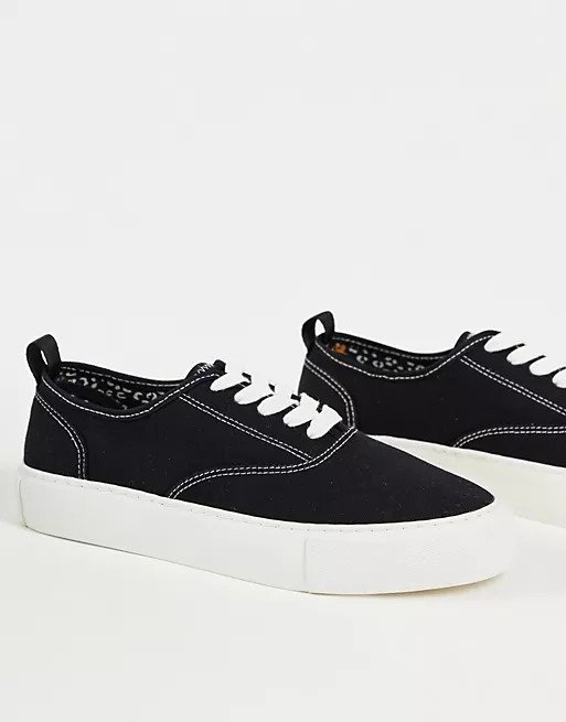 considered black canvas scorch sneakers