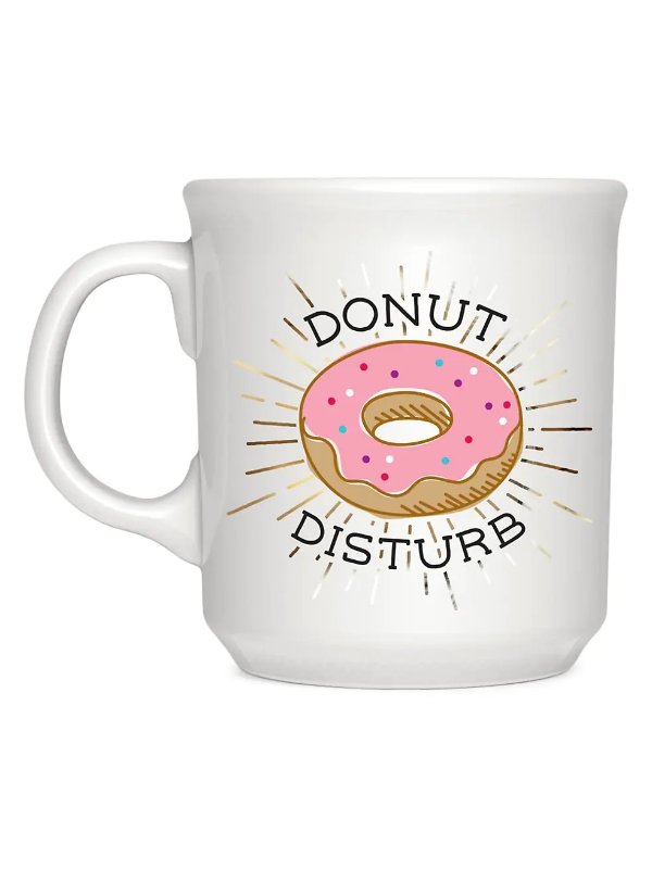 Donut Disturb Porcelain Mug