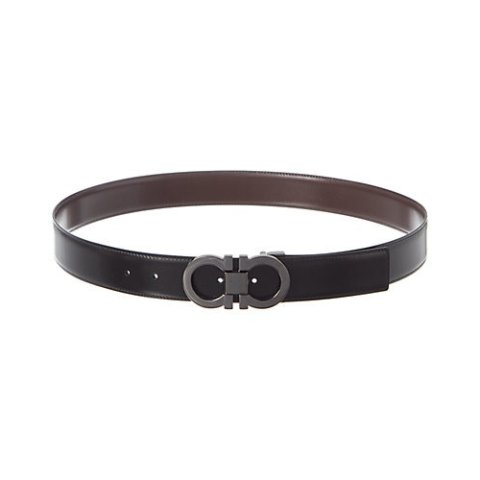 Salvatore FerragamoGancini Reversible & Adjustable Leather Belt