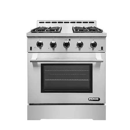 NXR Stainless Steel 30" Professional Style Gas Range with Convection Oven - Sam's Club