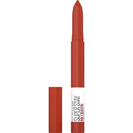 SuperStay Ink Crayon Matte Longwear Lipstick With Built-in Sharpener, Rise To The Top, 0.04 Ounce
