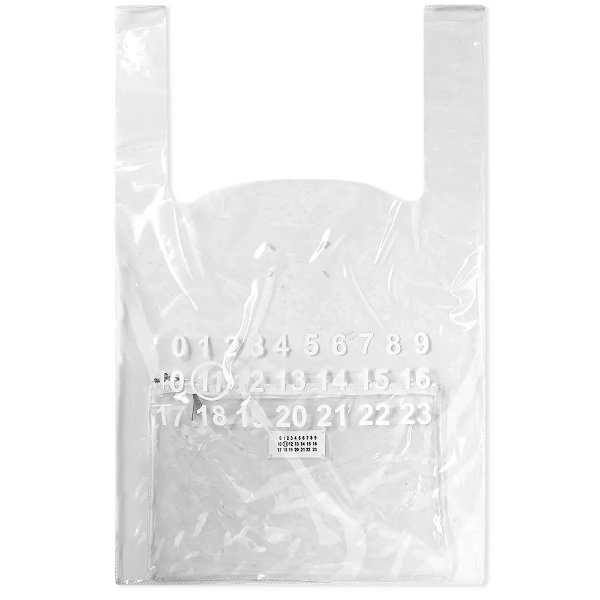 11 Logo Tote BagTransparent & White