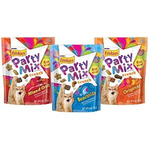 Ending Soon: Purina Friskies Party Mix Variety Pack Cat Treats - 3-6Oz. Pouches