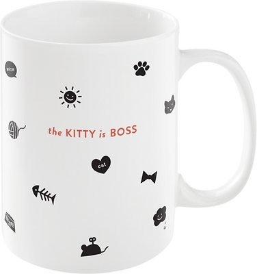 Pet Shop by Fringe Studio "The Kitty is Boss" Coffee Mug, 12-oz