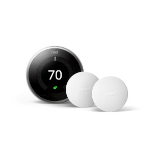 Nest 空调温控器 3代 + Nest 温度传感器 2个 + Google Home Mini 智能音箱