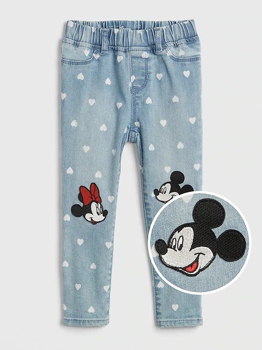 babyGap | Disney Mickey Mouse and Minnie Mouse Jeggings with Fantastiflex
