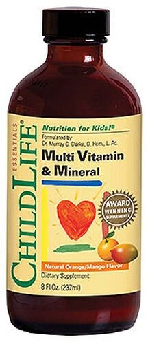ChildLife MultiVitamin & Mineral Natural Orange/Mango Flavor | Vitamin World
