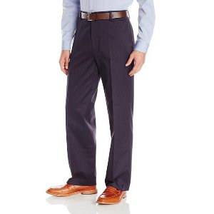 s Men's Refined Khaki Classic Fit Flat Front Pant
