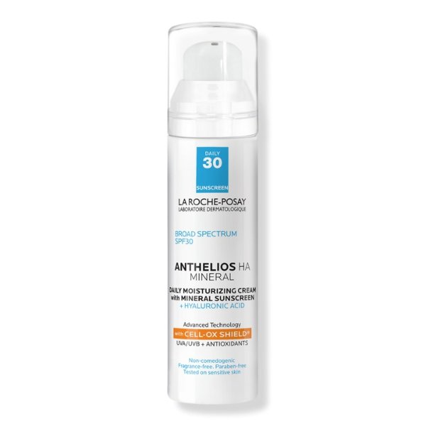 Anthelios Mineral SPF 30 Face Moisturizer with Hyaluronic Acid - La Roche-Posay | Ulta Beauty