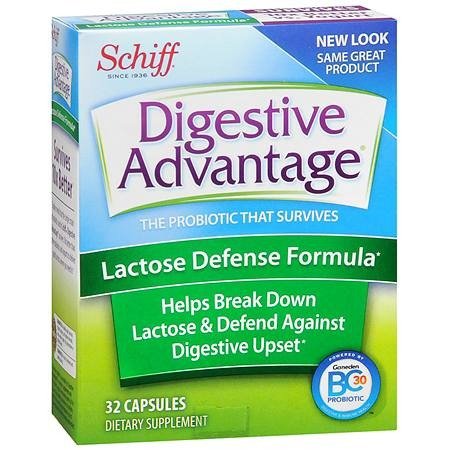 Schiff Digestive Advantage Lactose Defense Formula Capsules