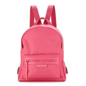 Longchamp Le Pliage Small Nylon Backpack, Pink @ Neiman Marcus