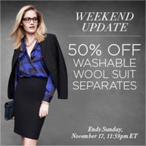 Washable Wools Suit Separates@ Jones New York