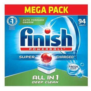 Finish - All in 1-94ct - Dishwasher Detergent - Powerball - Dishwashing Tablets - Dish Tabs