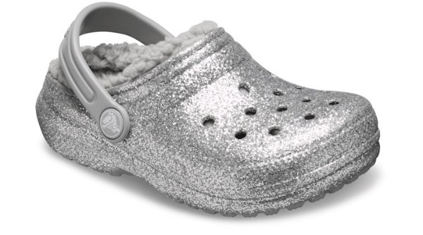 Kids’ Classic Glitter Lined Clog | Kids' Slippers | Fuzzy Slippers