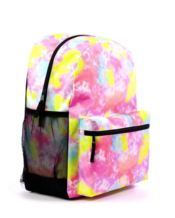 Girls Tie Dye Backpack - multi clr