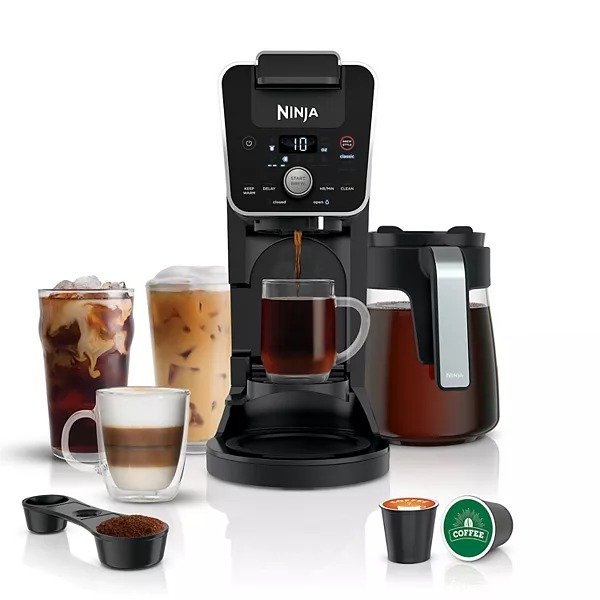 ® CFP201 DualBrew Coffee Maker, Single-Serve, Keurig® K-Cup® Coffee Pod & 12-Cup Drip Coffee Maker