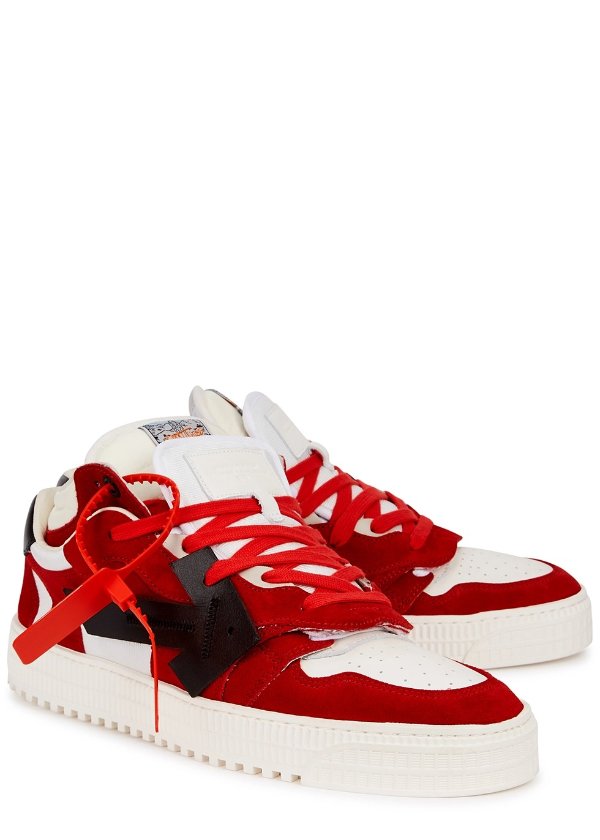 Off-Court 3.0 red panelled sneakers