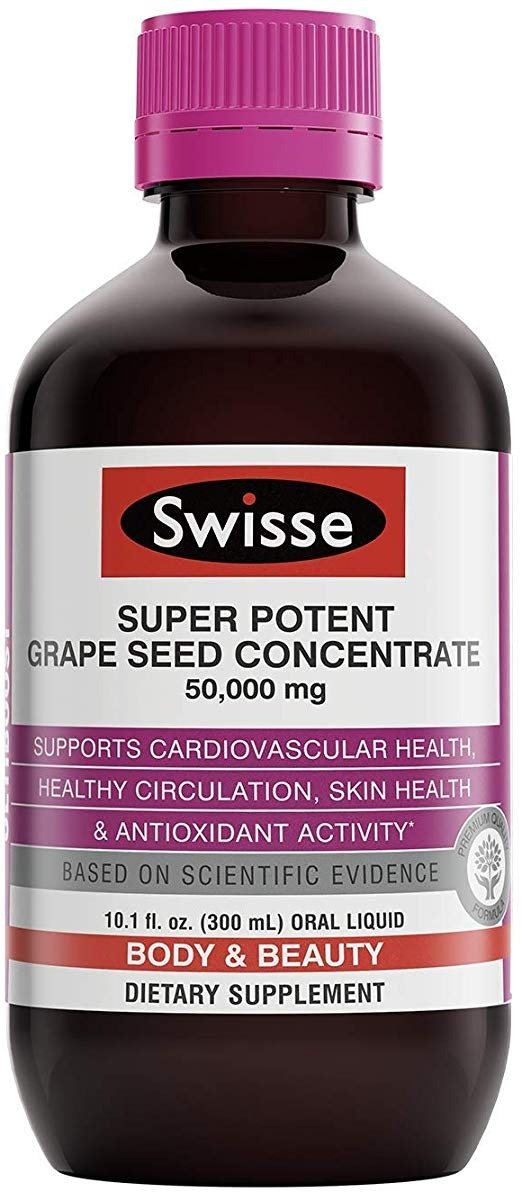 Ultiboost Super Potent Grape Seed Concentrate Liquid | for Skin Health & Collagen Production | Helps Circulation & Supports Cardiovascular Health | Naturally Potent Antioxidant | 10.1 Fl. Oz