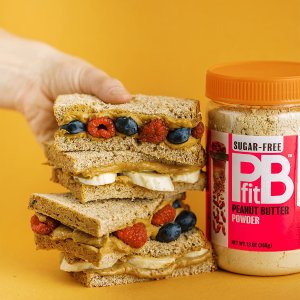 BetterBody Foods PBfit Sugar-Free, Made with Erythritol and Monk Fruit, All-Natural Peanut Butter Powder 368g (13 Ounces)