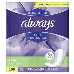 Always Xtra Unscented 108 Count